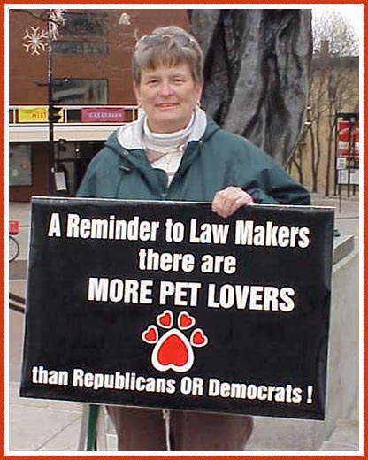 Note to lawmakers that there are more pet lovers than Republicans or Democrats!